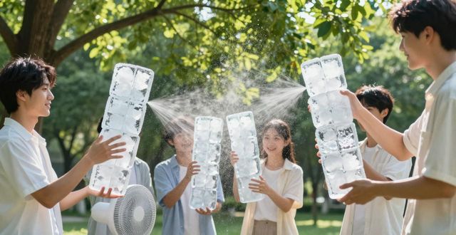 大冰块降温方法_北京朝阳区夏季防暑降温大冰块_大冰块户外活动使用时长